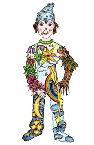 Abb. Früchtemännchen